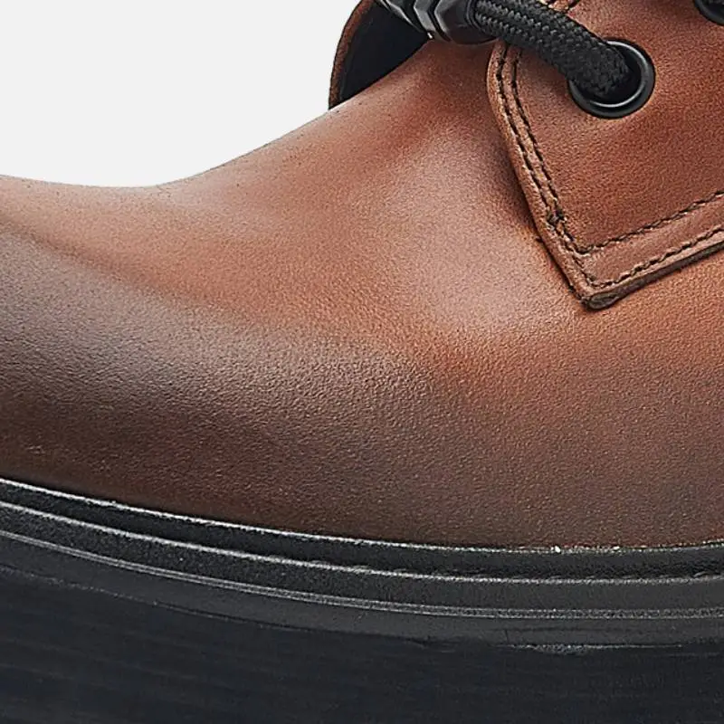 Simple Zipper Martin Boot-5