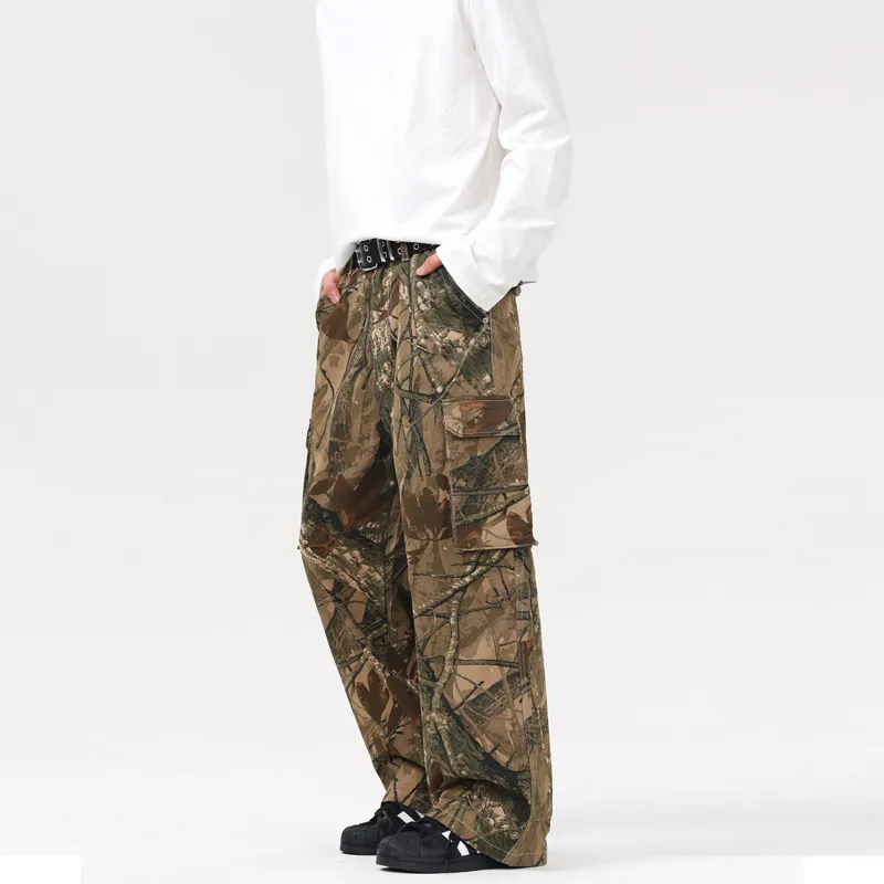 Street Loose Cargo Pants-3