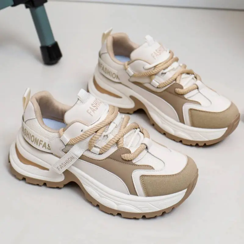 Trendy Thick soled Breathable Casual Shoes-2
