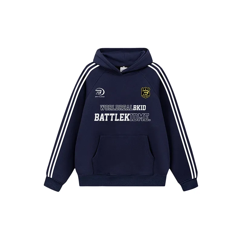Fashionable Letter Embroidered Sweatshirt-0