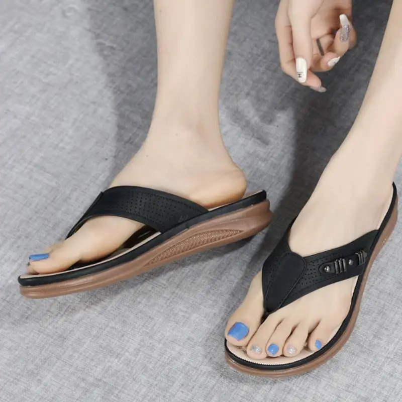 Casual Plain Flip Flops-9