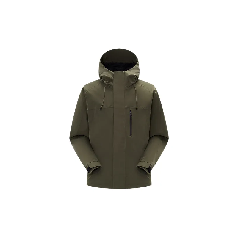 Fashionable Simple Blended Synthetic Fabrics Outdoor Jacket-9