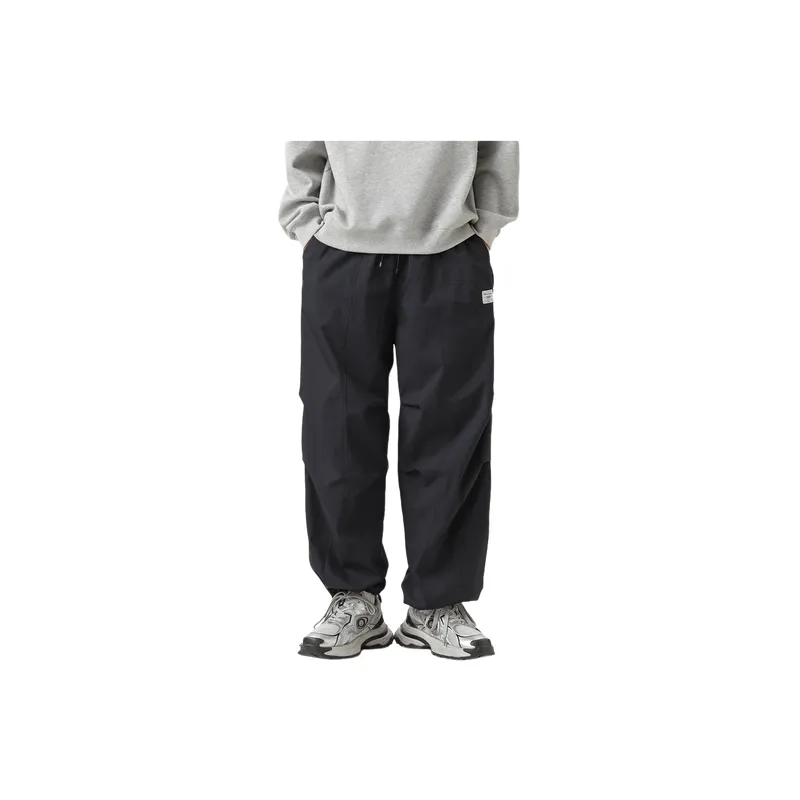 Casual Loose Blended Synthetic Fabrics Cargo Pants-2
