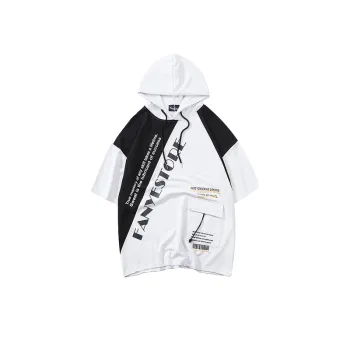 Hip Hop Fashion Color blocked T shirt
