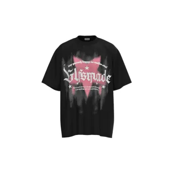 Loose Letter 100% Cotton T Shirt Unisex