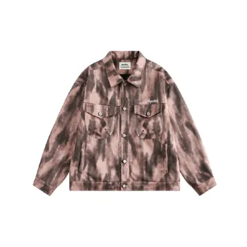 Fashionable Loose Blended Synthetic Fabrics Jacket