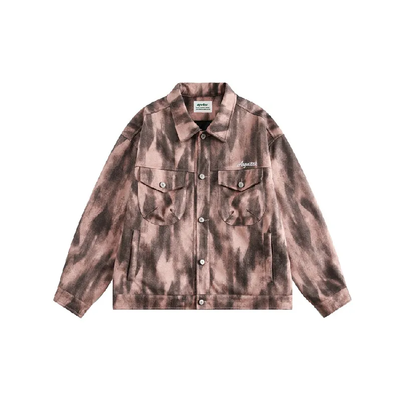Fashionable Loose Blended Synthetic Fabrics Jacket-0