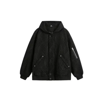 Loose Casual Blended Synthetic Fabrics Jacket