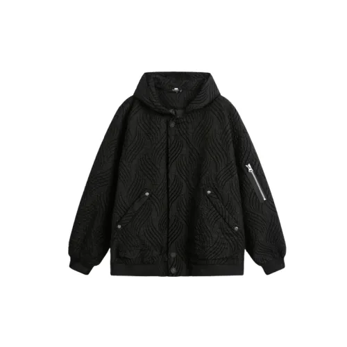 Loose Casual Blended Synthetic Fabrics Jacket