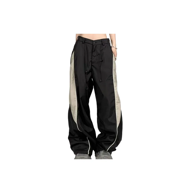 Retro Loose Hard Shell Pants-0