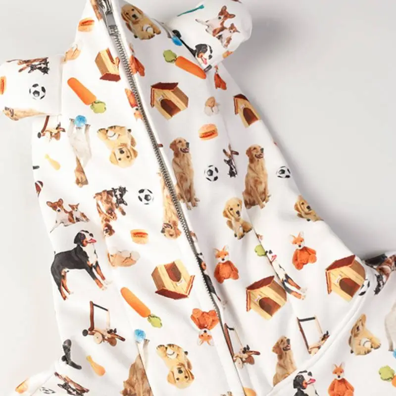 Cute Retro Loose Sweatshirt-3