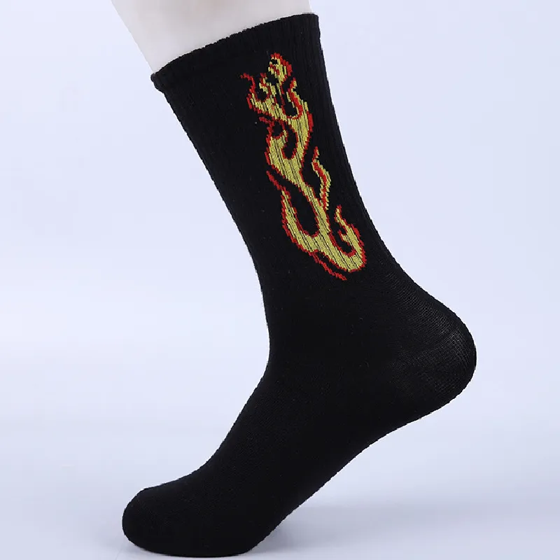 Casual Sporty 100% Cotton Mid Calf Sock-1