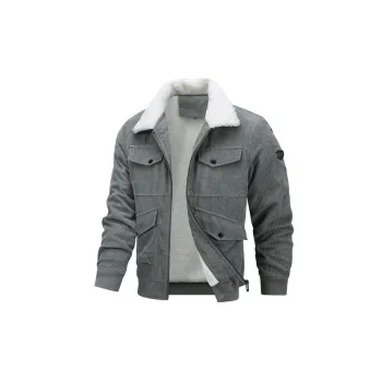 Simple Warm Polyester Quilted Jacket