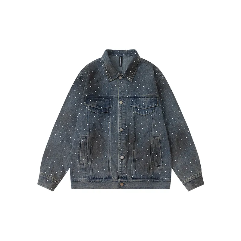 Full Grain Decoration Denim Jacket