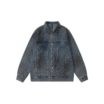 Full Grain Decoration Denim Jacket