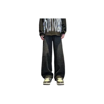Fashionable Loose Straight Leg Jeans