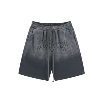 High Street Tie Dye Gradient Shorts Loose Pants