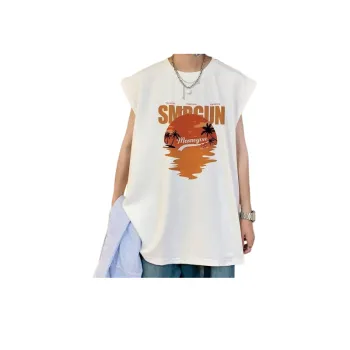 Pure Cotton Printed Trendy Loose Vest