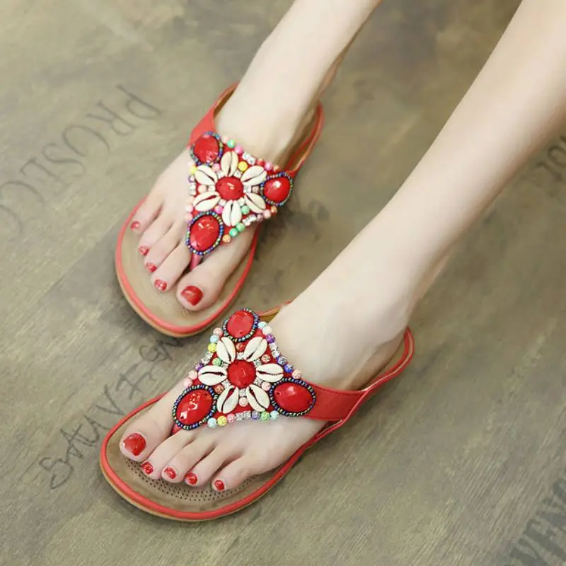 Retro Shell Flip Flops-4
