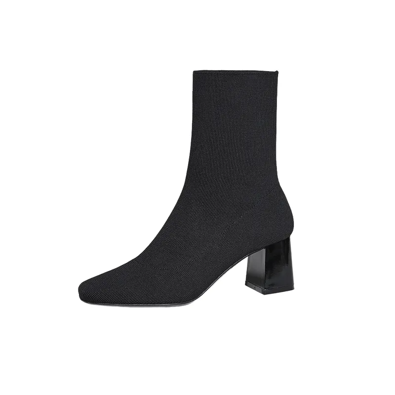 Fashionable Simple Ankle Boots-0