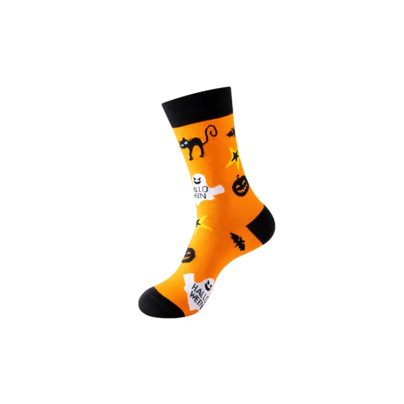 Fashionable Simple Cotton Mid Calf Sock-5