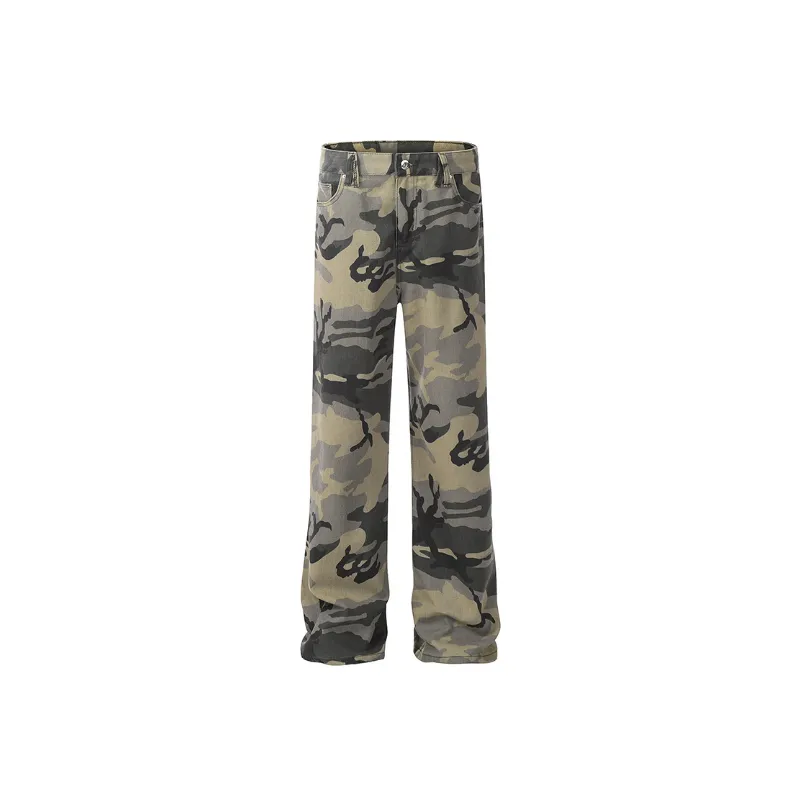 Fashionable Camo Casual Pants