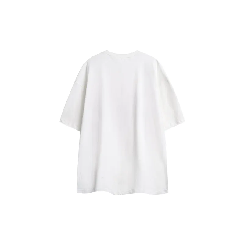 Basics Patchwork 100% Cotton T Shirt Women-1