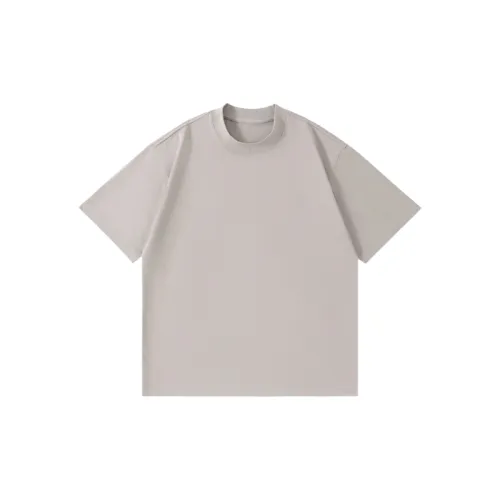 in a bateau neck T-shirt