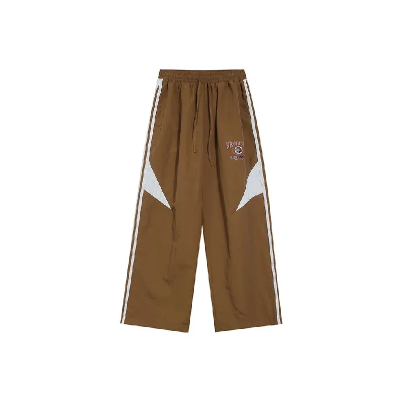 Retro Loose Blended Synthetic Fabrics Casual Pants-0