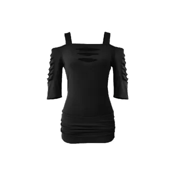 Street Sexy Polyester T Shirt Women