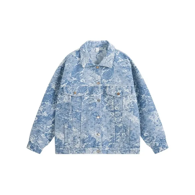Retro Denim Loose Jacket-0