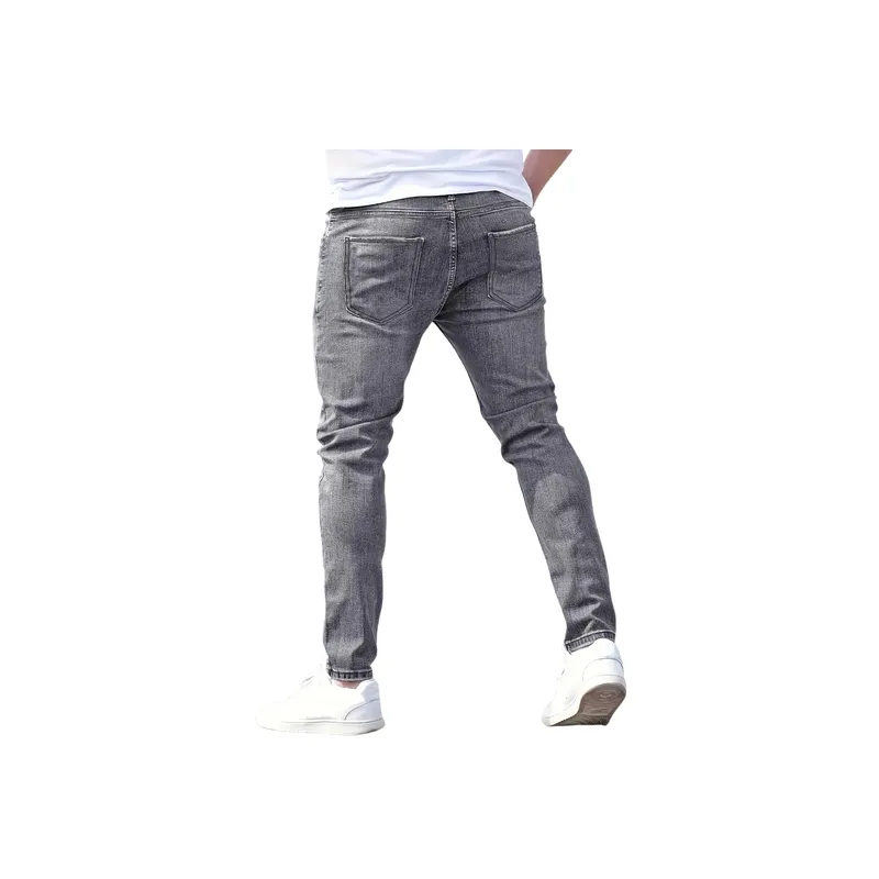 Sporty Washed Jeans-1