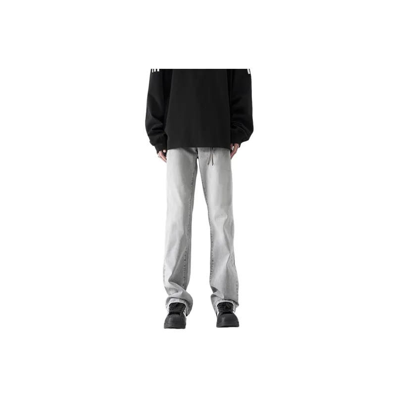Retro Straight Leg Jeans-0
