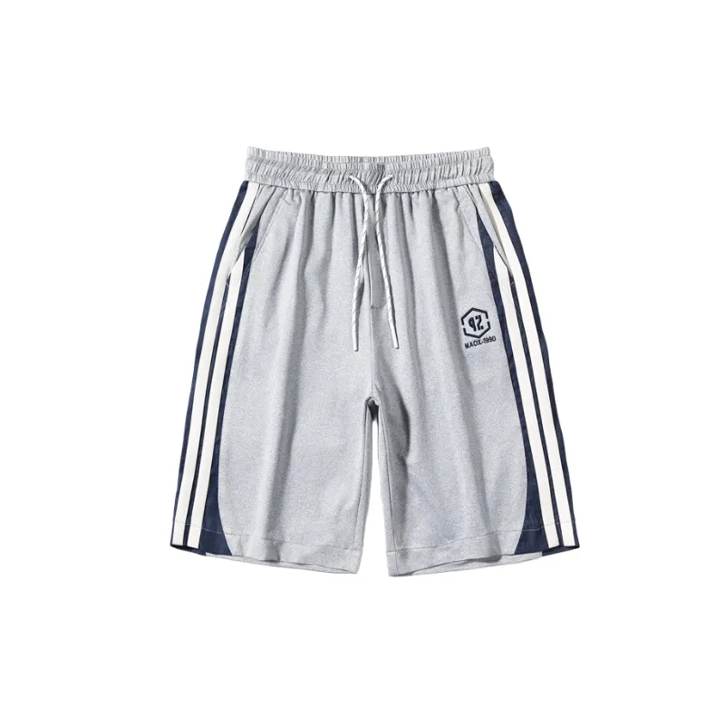 Casual Loose Blended Synthetic Fabrics Sports Shorts-2