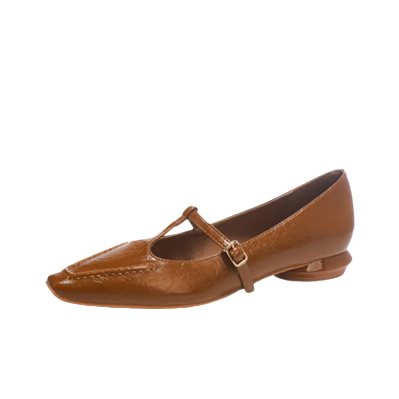 Elegant Plain Mary Jane Shoes-3