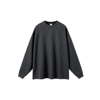 Plain Loose 100% Cotton Sweatshirt