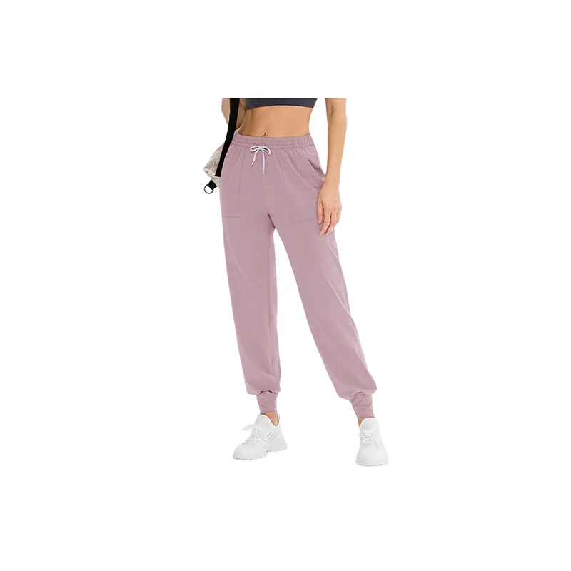 Casual Simple Polyester Sports Pants Women-4