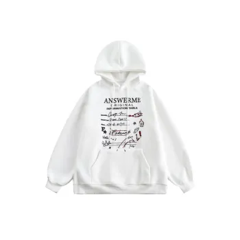 Street Design Sense Loose Hooded Sweatshirt