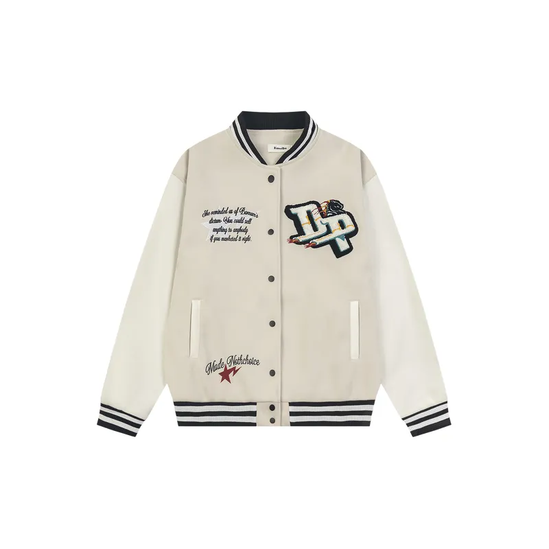 Embroidery Loose Cotton Jacket-0