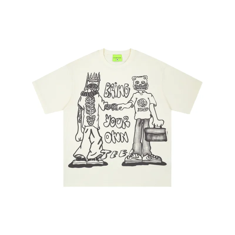 Casual Loose 100% Cotton T Shirt-2