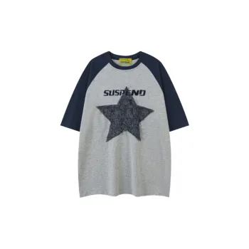 Loose Star Cotton T Shirt Unisex