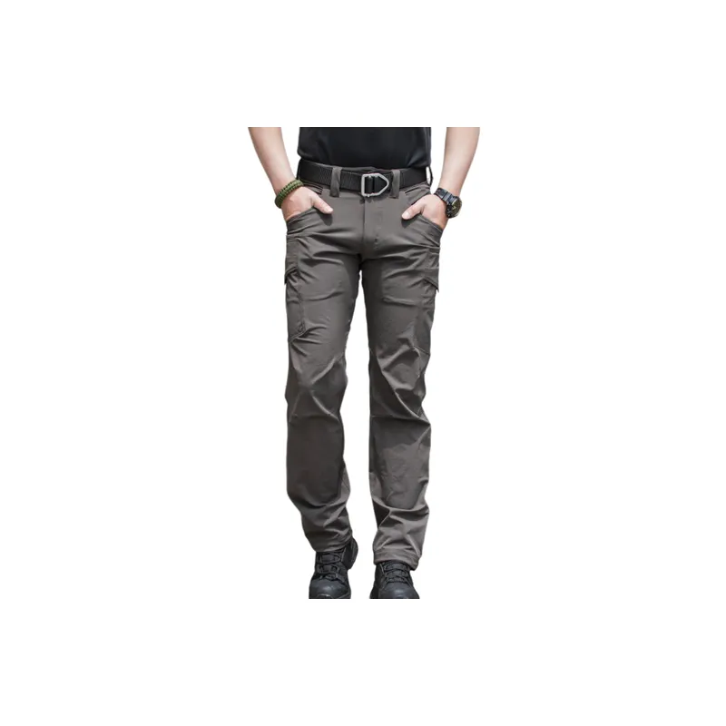 Fashionable Loose Polyester Cargo Pants-4