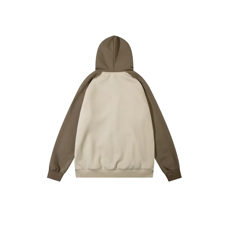 New High Street Trendy Abstract Figures Loose Fit and Versatile Hoodie-1