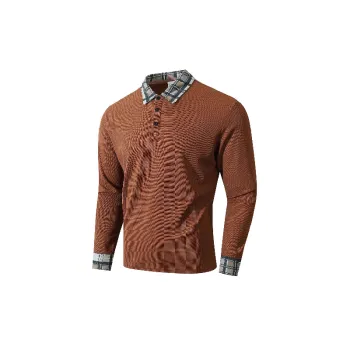 Fashion Breathable Blended Synthetic Fabrics Polo