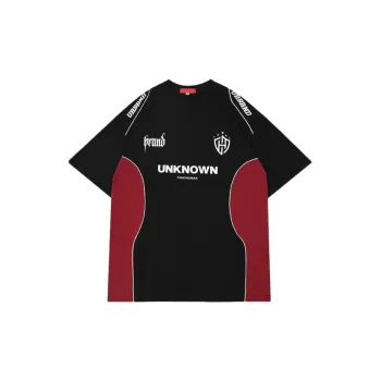 Stitching Printing Design Basketball Sports Short Sleeve T Shirt