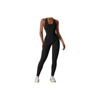 Casual Simple Nylon Spandex Cloud Like Fabric Bodysuit Women