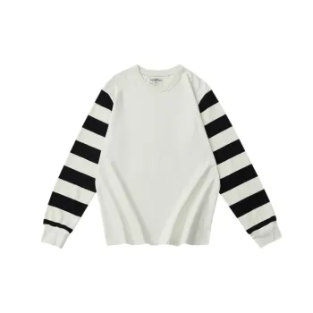 Casual Striped Cotton T Shirt