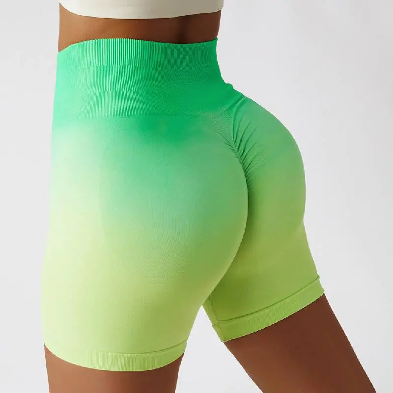 Casual Breathable Nylon Spandex Blend Sports Shorts Women-1
