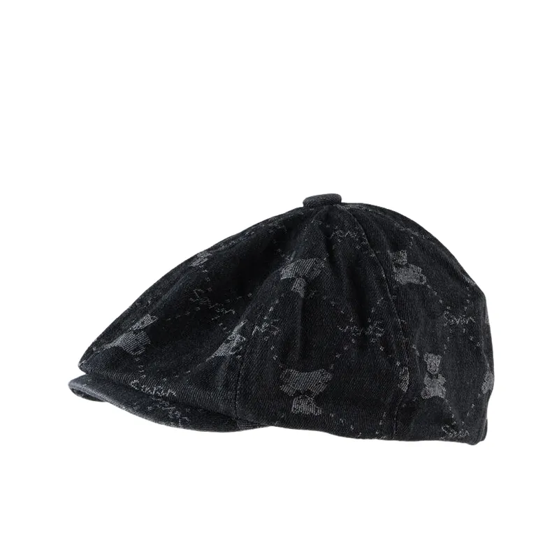 Retro Simple Beret-3