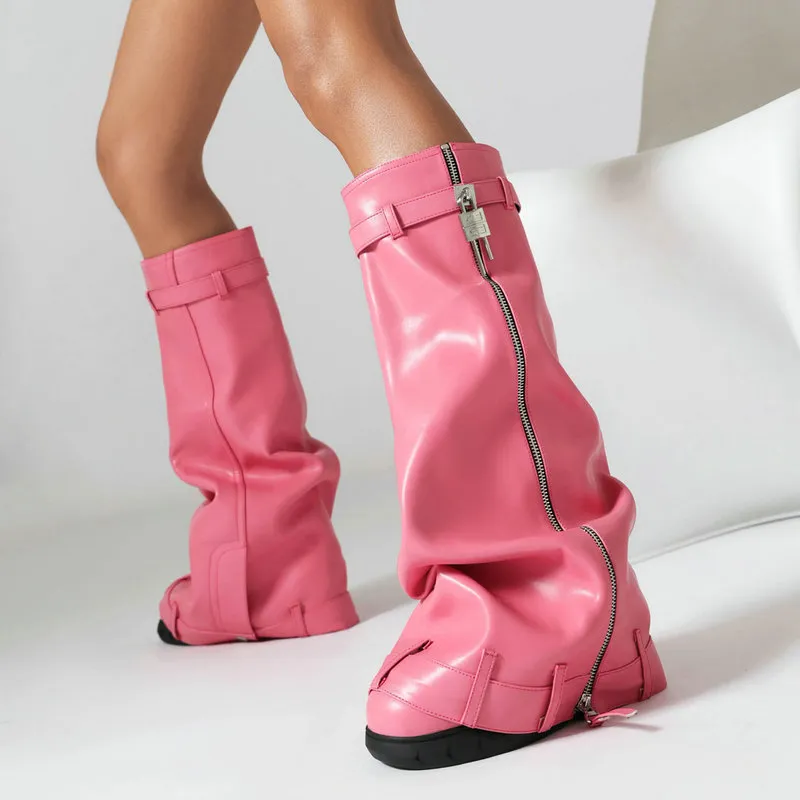 Fashionable Casual Knee high Boots-5